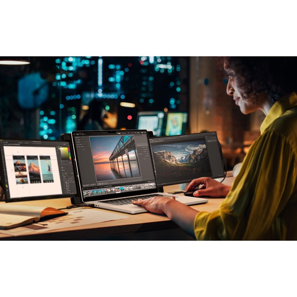 Mobile Pixels 14.1&quot; Trio Max Class Full HD LCD Monitor in Black, , large