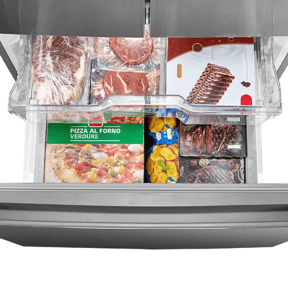 Midea 18.4 Cu. Ft. French Door Refrigerator in Stainless Steel, , large