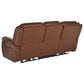 Ashley Healy Pier Power Reclining Sofa in Chocolate, , large