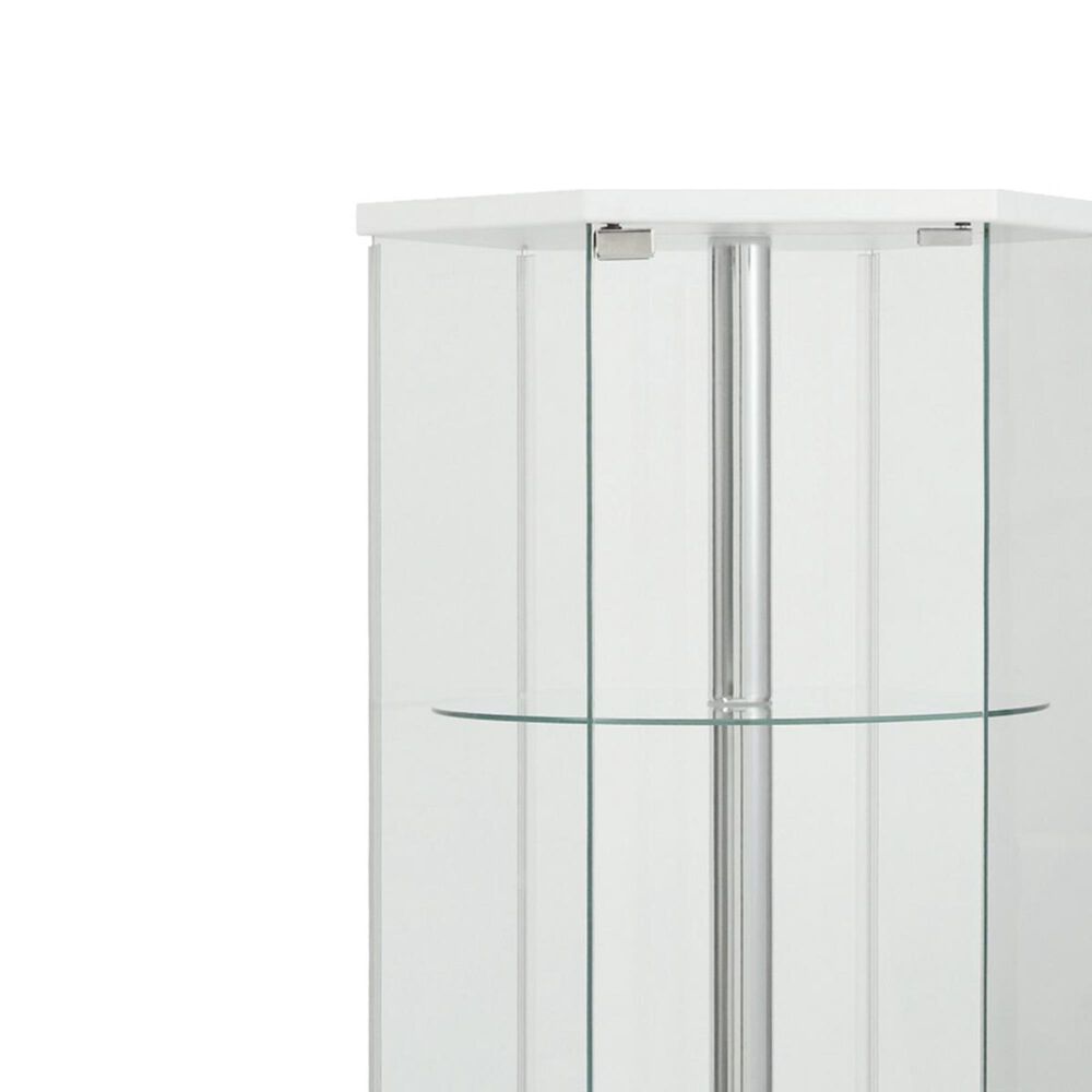 Pacific Landing Hexagon Shaped Curio in White Shop NFM