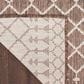 Nourison Positano Southwestern Natural 5" x 7" Indoor/Outdoor Area Rug, , large