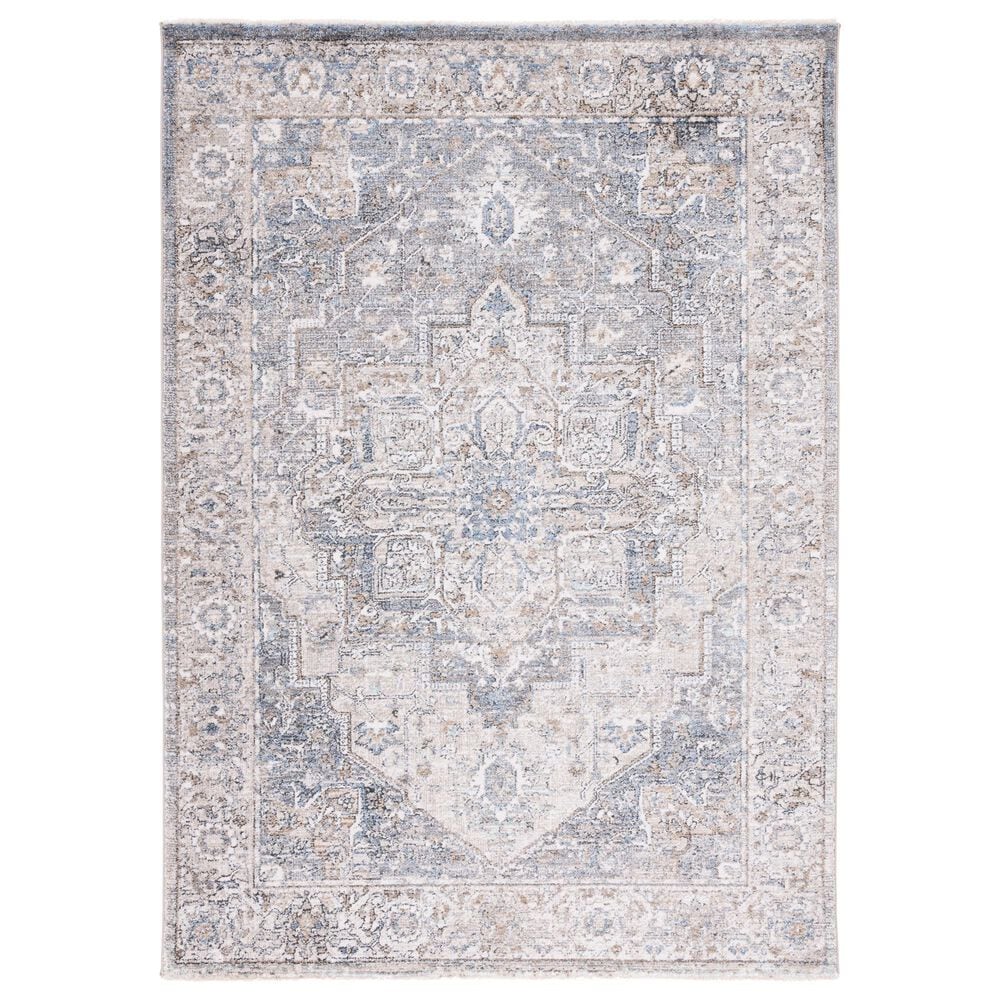 Safavieh Jasmine JSM314F 4"5" x 6"5" Grey and Blue Area Rug, , large