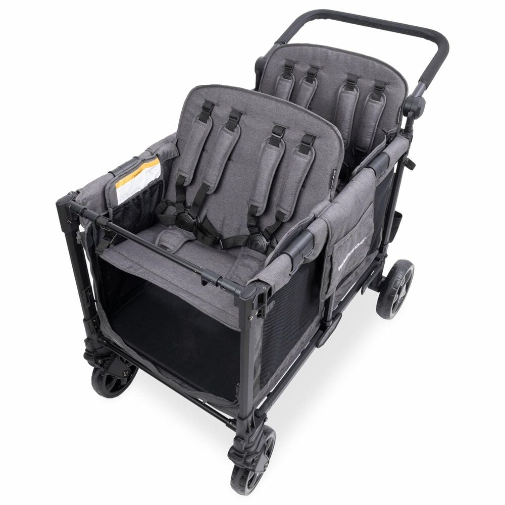 Wonderfold Elite Pro 4-Seater Stroller Wagon in Charcoal Gray, , large