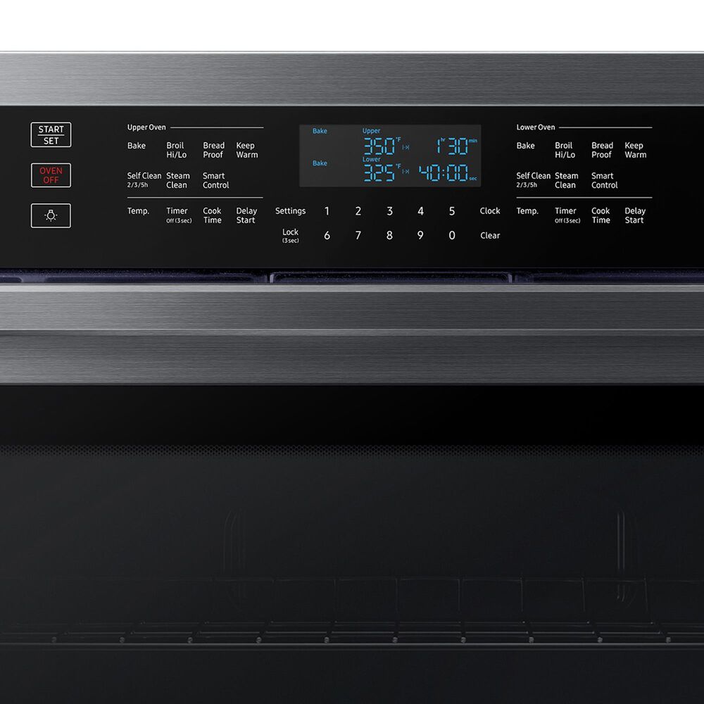 Samsung 30&quot; Built-In Double Electric Wall Oven in Black Stainless Steel, , large