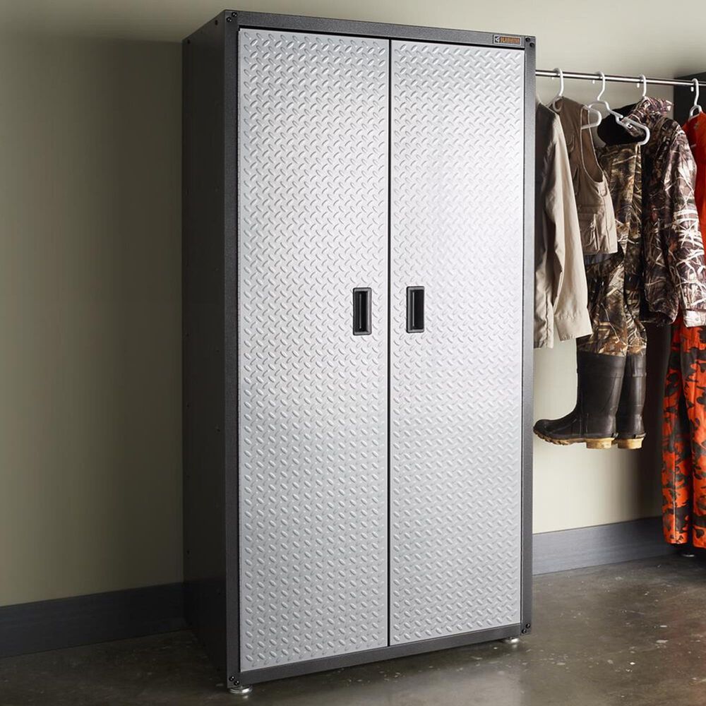 Gladiator All-Season Locker Storage Cabinet in Silver Tread, , large