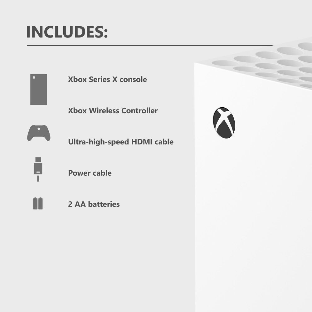 Microsoft Xbox Series X 1TB All-Digital Console &#40;Disc-Free Gaming&#41; in Robot White, , large