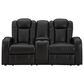 Ashley Caveman Den 2-Piece Power Reclining Living Room Set in Midnight, , large