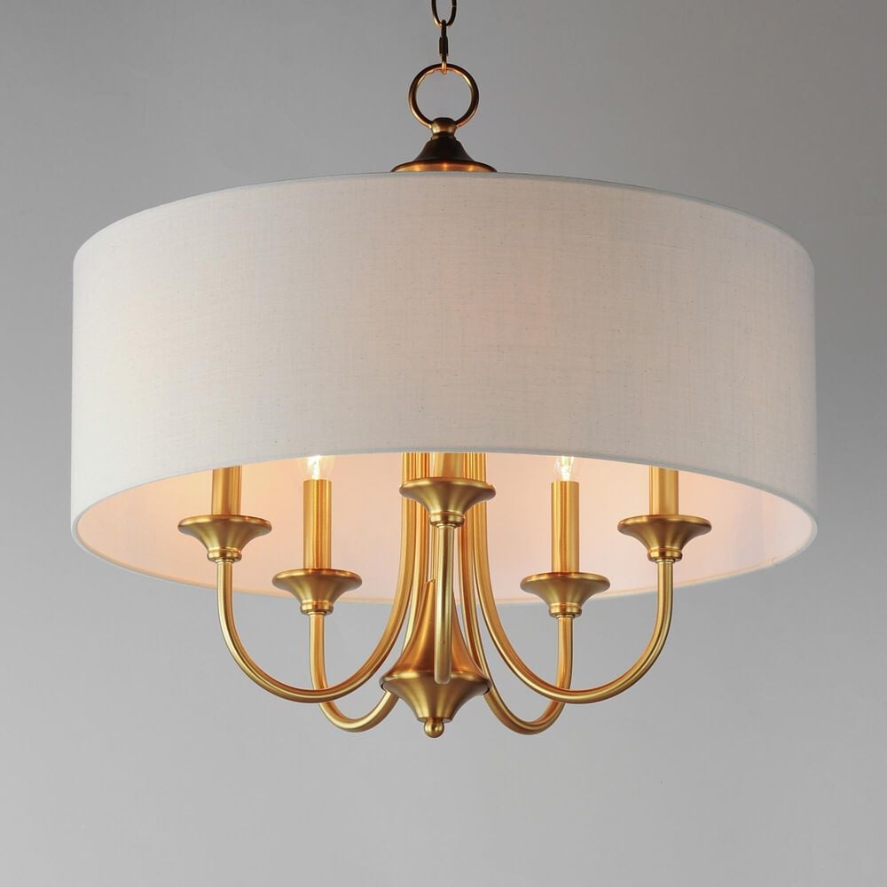 Maxim Lighting Bongo 5-Light Pendant in Natural Aged Brass, , large