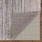 Feizy Micah 12" x 18" Black and Dark Gray Area Rug, , large