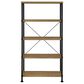 Pacific Landing Analiese 4-Shelf Bookshelf in Mango and Black, , large