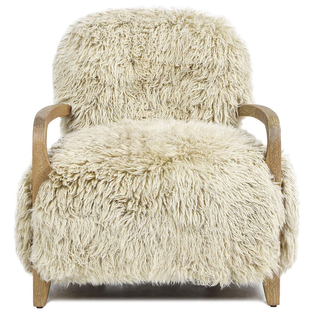 Jennifer Taylor Home Enchante Accent Chair in Taupe Beige, , large