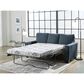 Ashley Rannis Stationary Full Sofa Sleeper in Navy, , large