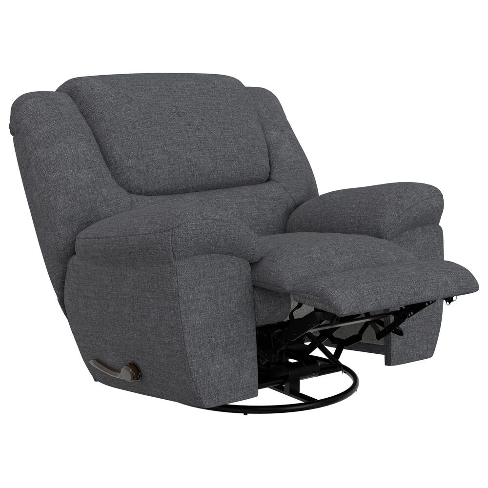 Catnapper Trifecta Swivel Rocker Recliner in Smoke, , large