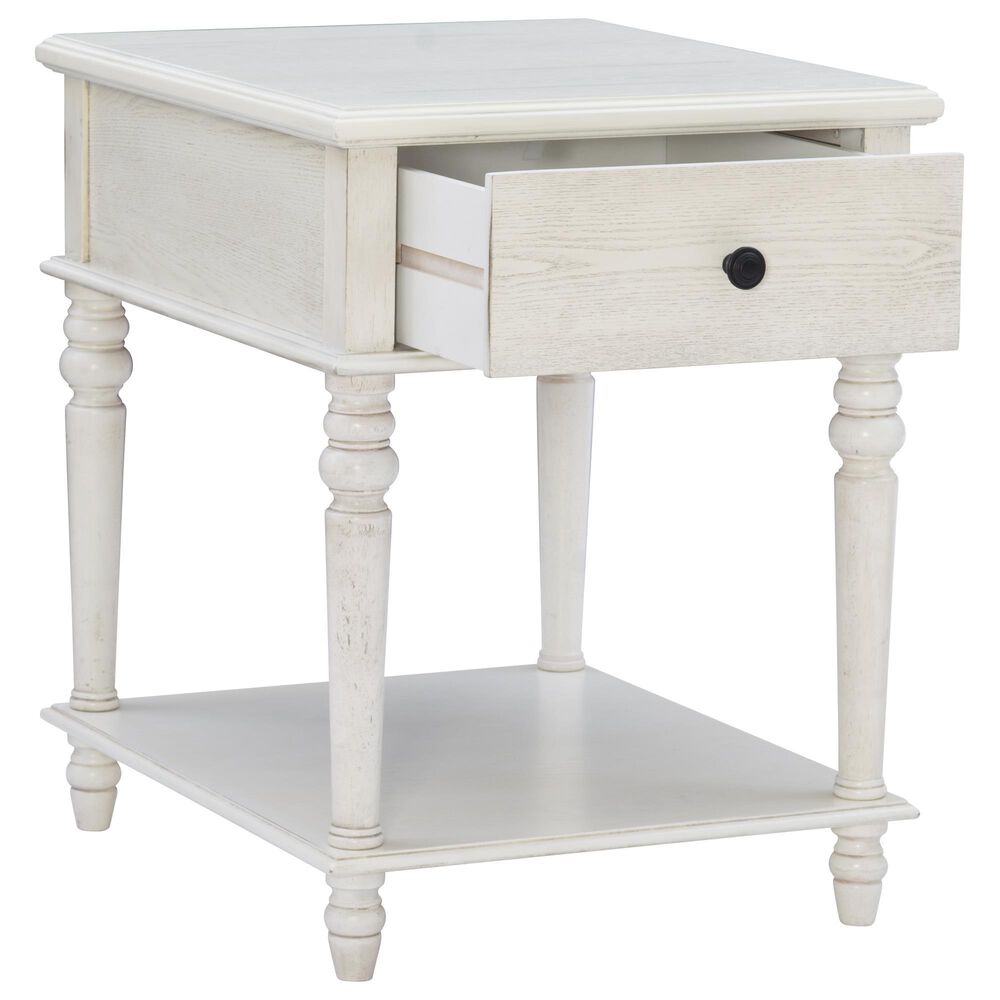 Linon Home Decor Mcghie Side Table in White, , large