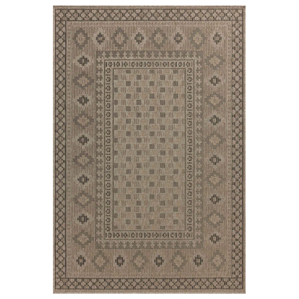 Loloi II Providence 9"2" x 13" Dove and Charcoal Indoor/Outdoor Area Rug, , large