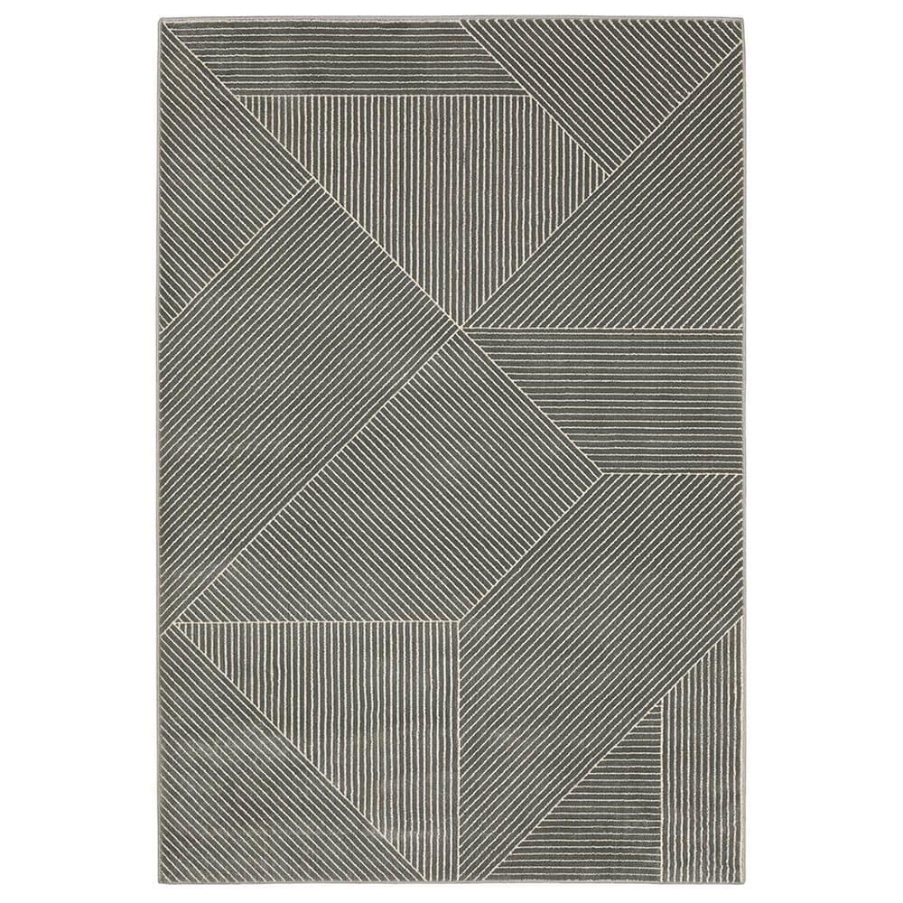Oriental Weavers Raylan RAY08 5"3" x 7"6" Grey Area Rug, , large