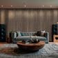 MS International Acoustic Wood Slat Tawny 9.5" x 120" Wall Panels, , large