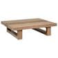 Armen Living Vivid Patio Coffee Table in Brown, , large