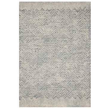 ED Ellen DeGeneres Crafted by Loloi Kopa KO-05 5" x 7"6" Blue and Ivory Area Rug, , large