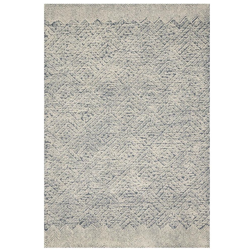 ED Ellen DeGeneres Crafted by Loloi Kopa KO-05 5" x 7"6" Blue and Ivory Area Rug, , large