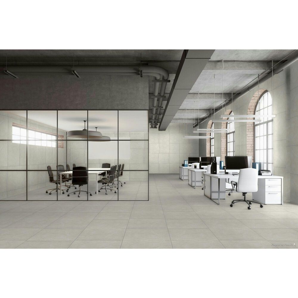 Distributer Sterlina II Silver 24&quot; x 24&quot; Polished Porcelain Tile, , large