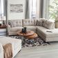 Ashley Mahoney Chaise in Pebble, , large