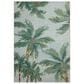 Loloi Botanical Sky and Green 5"3" x 7"8" Indoor/Outdoor Area Rug, , large