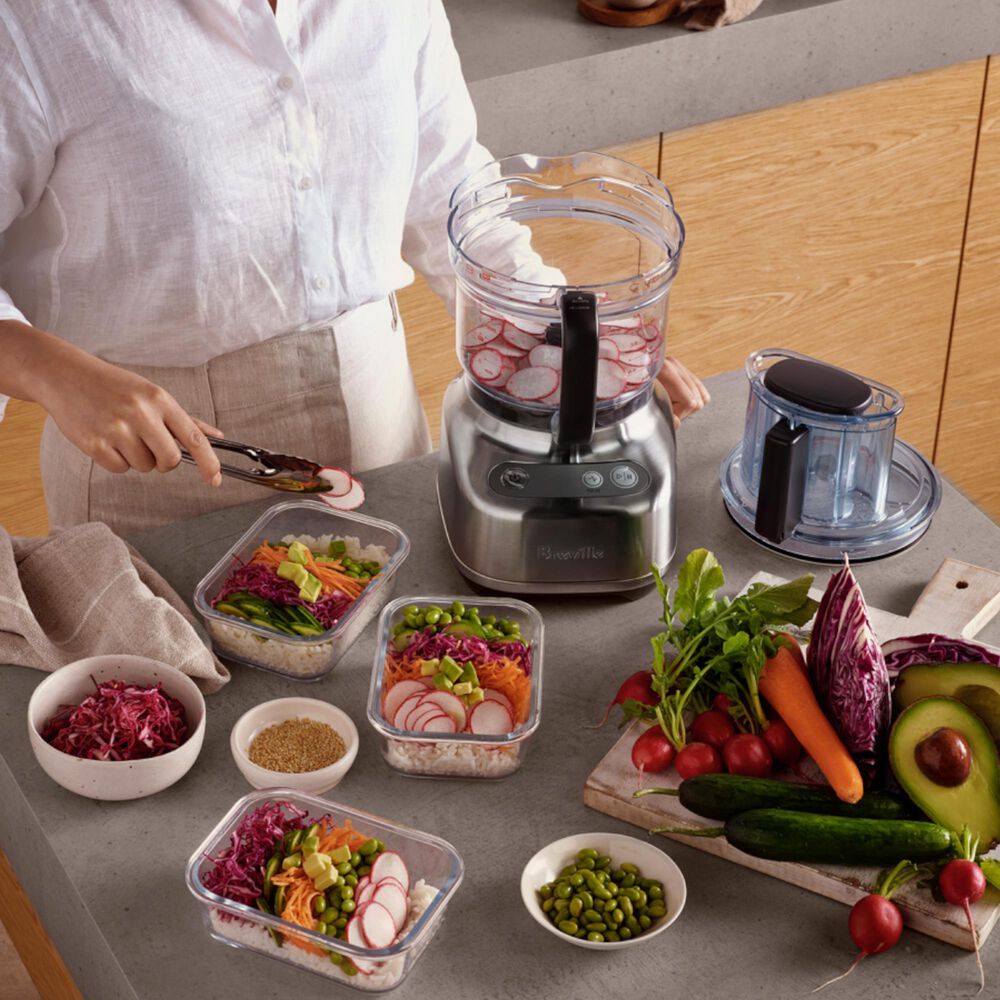 Keystone Sous Chef 9-Cup Food Processor in Brushed Stainless Steel, , large