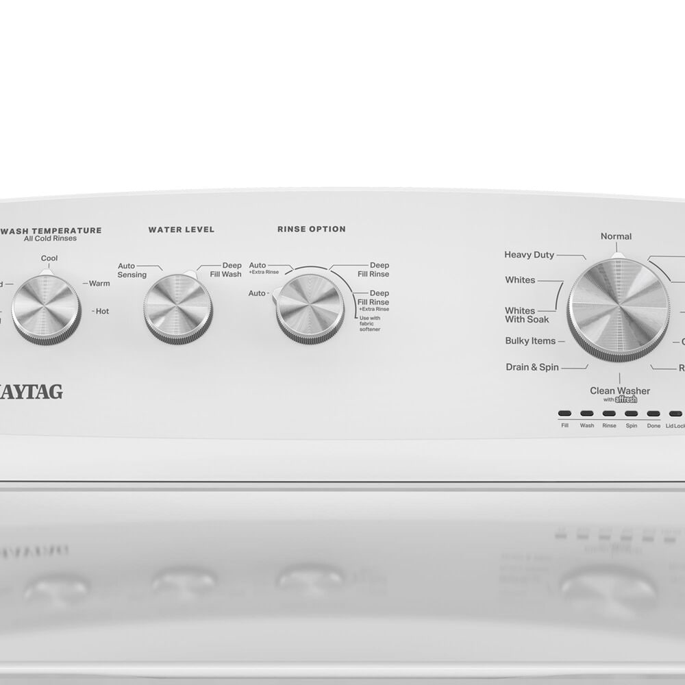 Maytag 3.8 Cu. Ft. Top Load Washer with Deep Fill in White, , large