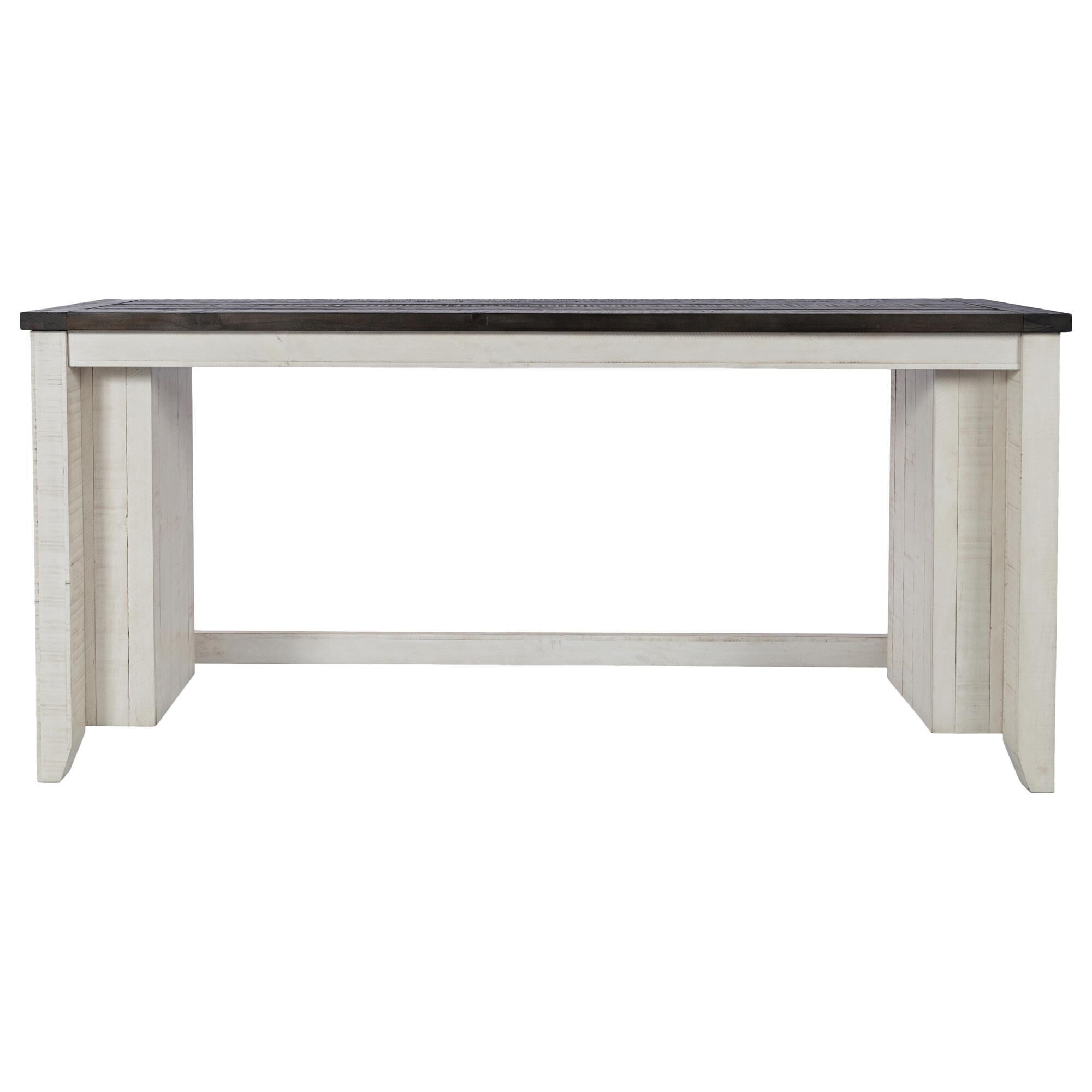 White franklin sofa console table with 3 best sale stools
