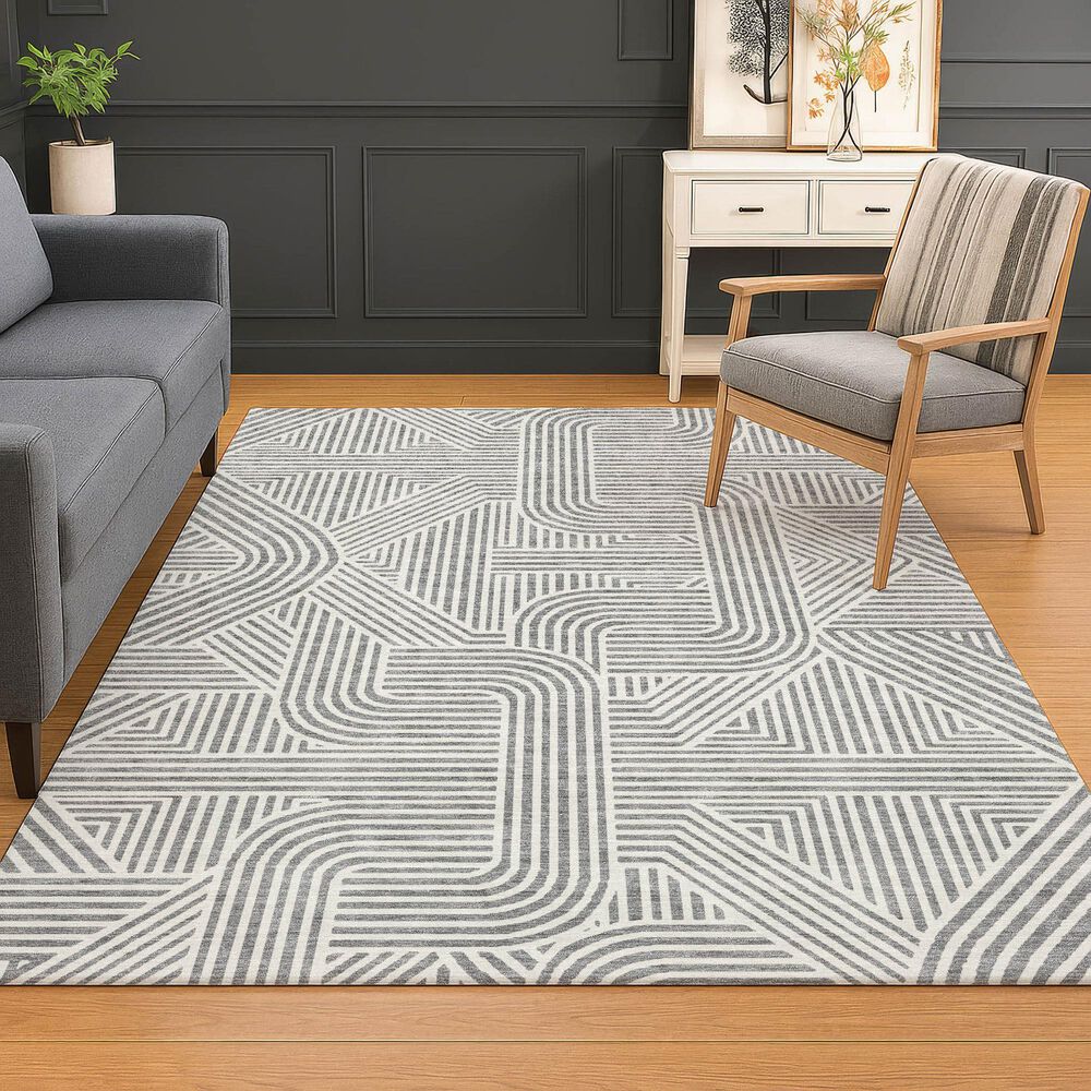 Dalyn Rug Company The Reserve TR14 Gray 9&#39; x 12&#39; Indoor/Outdoor Area Rug, , large
