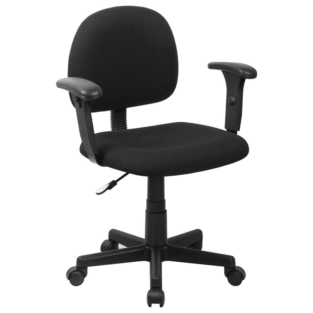 Flash Furniture Swivel Task Chair in Black, , large