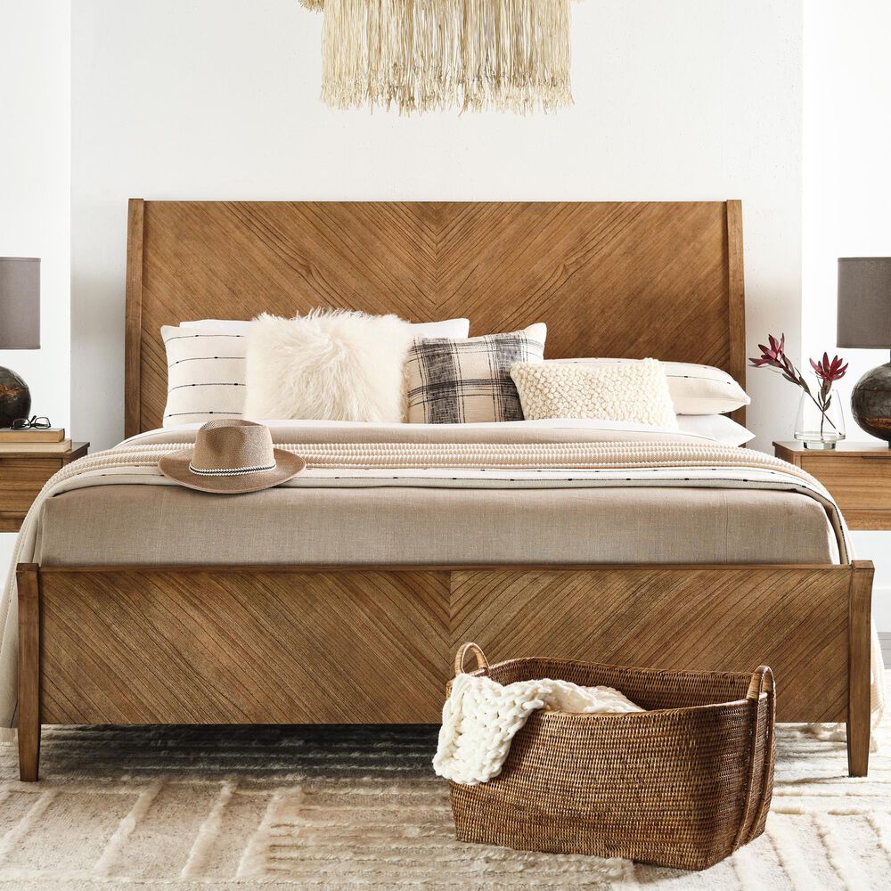 Riva Ridge Cyrus Queen Sleigh Bed in Almond Bisque, , large