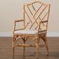 Baxton Studio Delta Arm Chair in Natural, , large