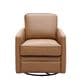 Italiano Furniture Turner Swivel Glider Chair in Camel, , large