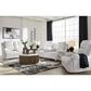 Ashley Rhines Falls Zero Wall Power Recliner in Alloy, , large