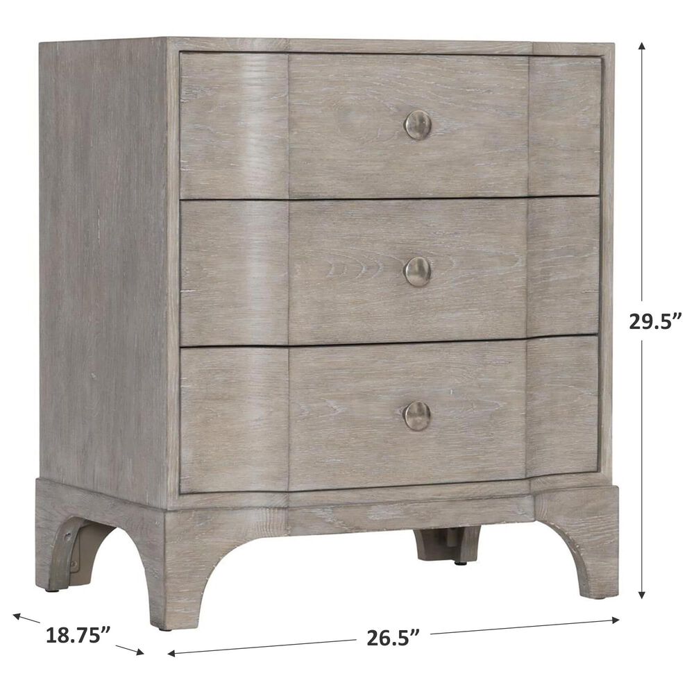 Bernhardt Albion Nightstand in White Oak, , large