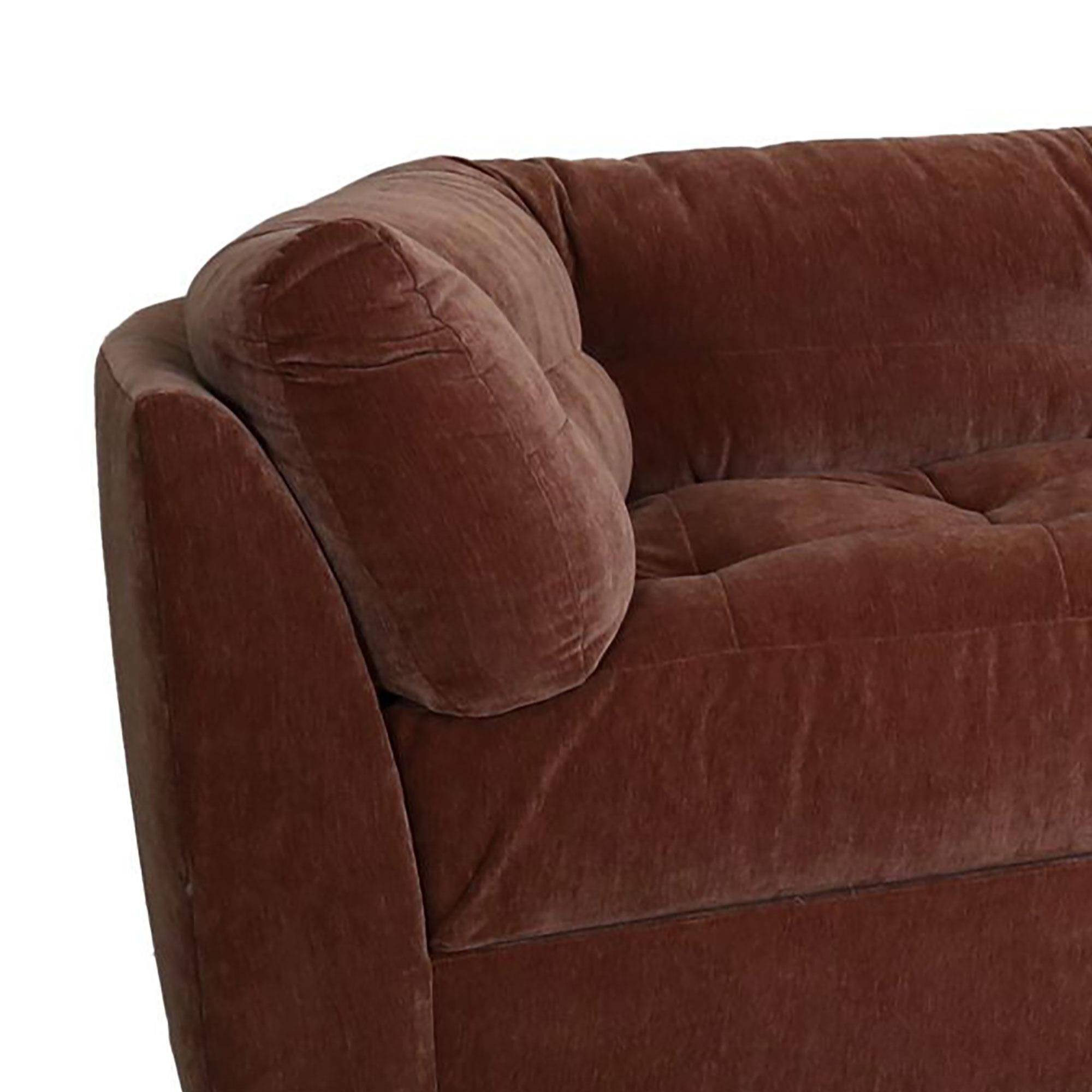 Jonathan Louis Juniper 3 Piece Stationary Curved Sectional in