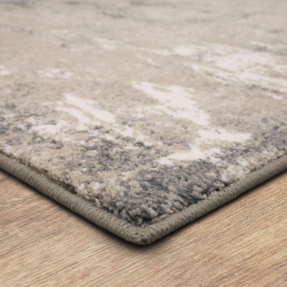 Karastan Epiphany Agusti 2&#39;4&quot; x 7&#39;10&quot; Frost Grey Runner, , large