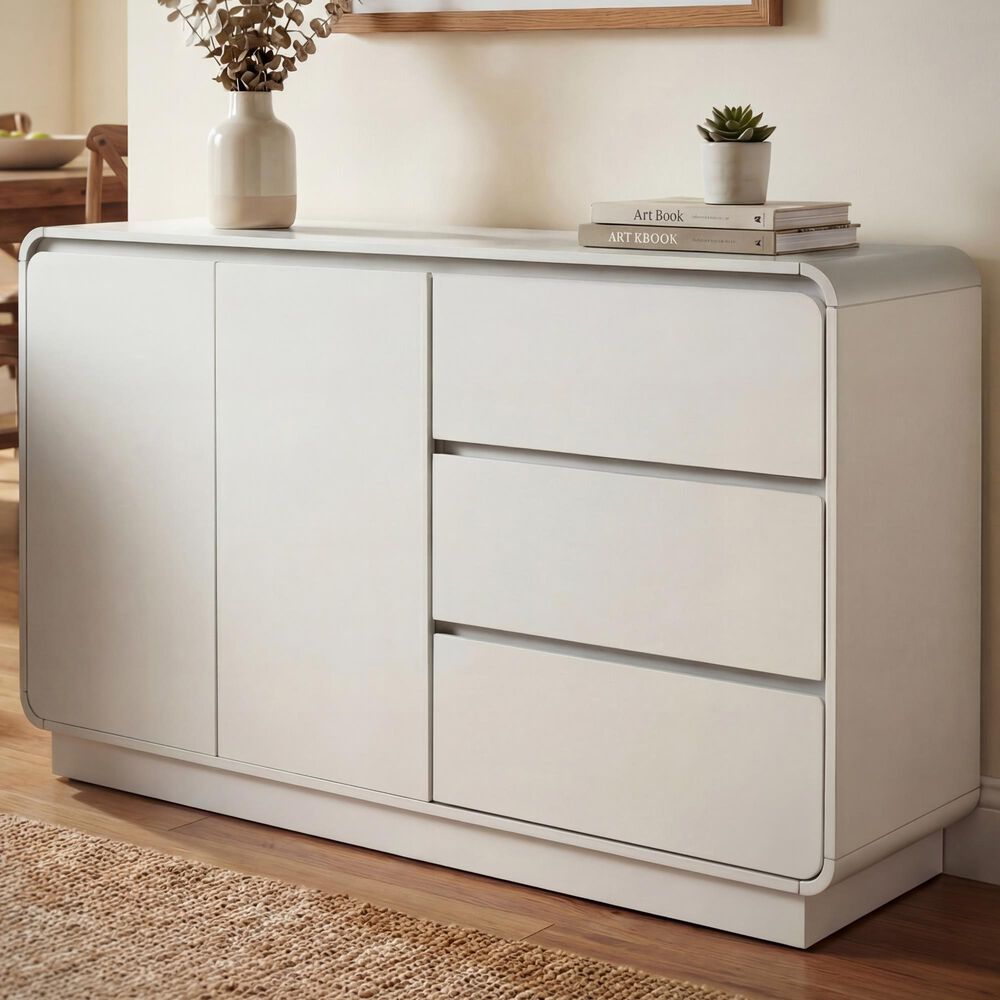 Hearth and Haven Sideboard in White, , large