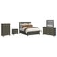 Mayberry Hill Canterbury 5-Piece King Storage Bedroom Set in Grey, , large