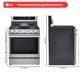LG 6.3 Cu. Ft. Freestanding Gas Range in PrintProof Stainless Steel, , large