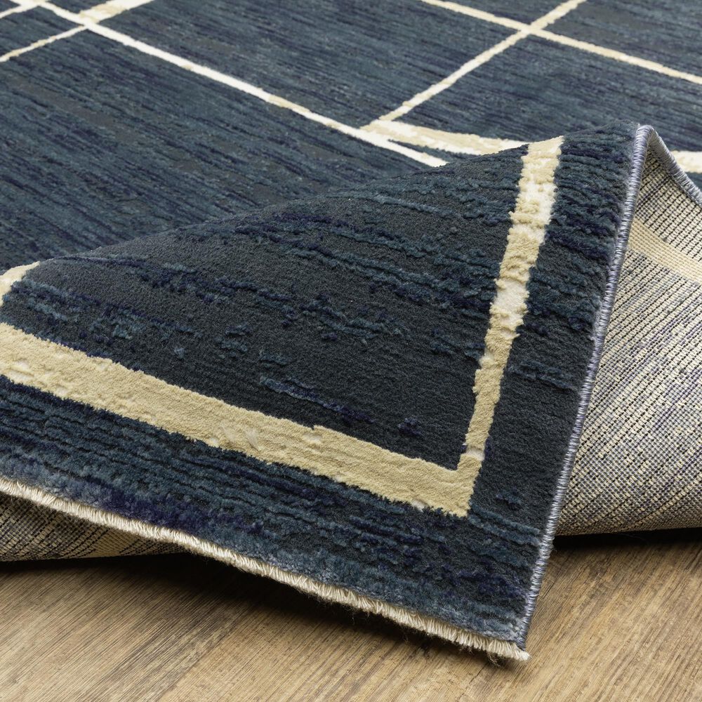 Oriental Weavers Reed 9&#39;10&quot; x 12&#39;10&quot; Blue and Ivory Area Rug, , large