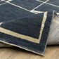 Oriental Weavers Reed 9"10" x 12"10" Blue and Ivory Area Rug, , large