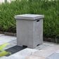 Elementi Fire 20" Square Tank Cover in Gray, , large