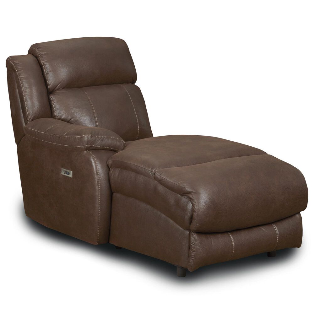 HomeStretch 6-Piece Power Reclining Sectional in Rubix Brown, , large