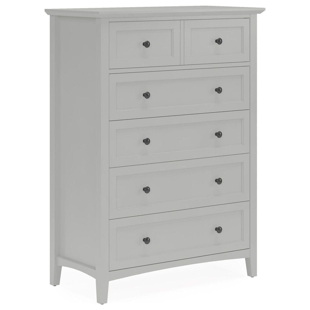 Urban Home Grace 5-Drawer Chest in Elephant Grey, , large