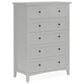 Urban Home Grace 5-Drawer Chest in Elephant Grey, , large