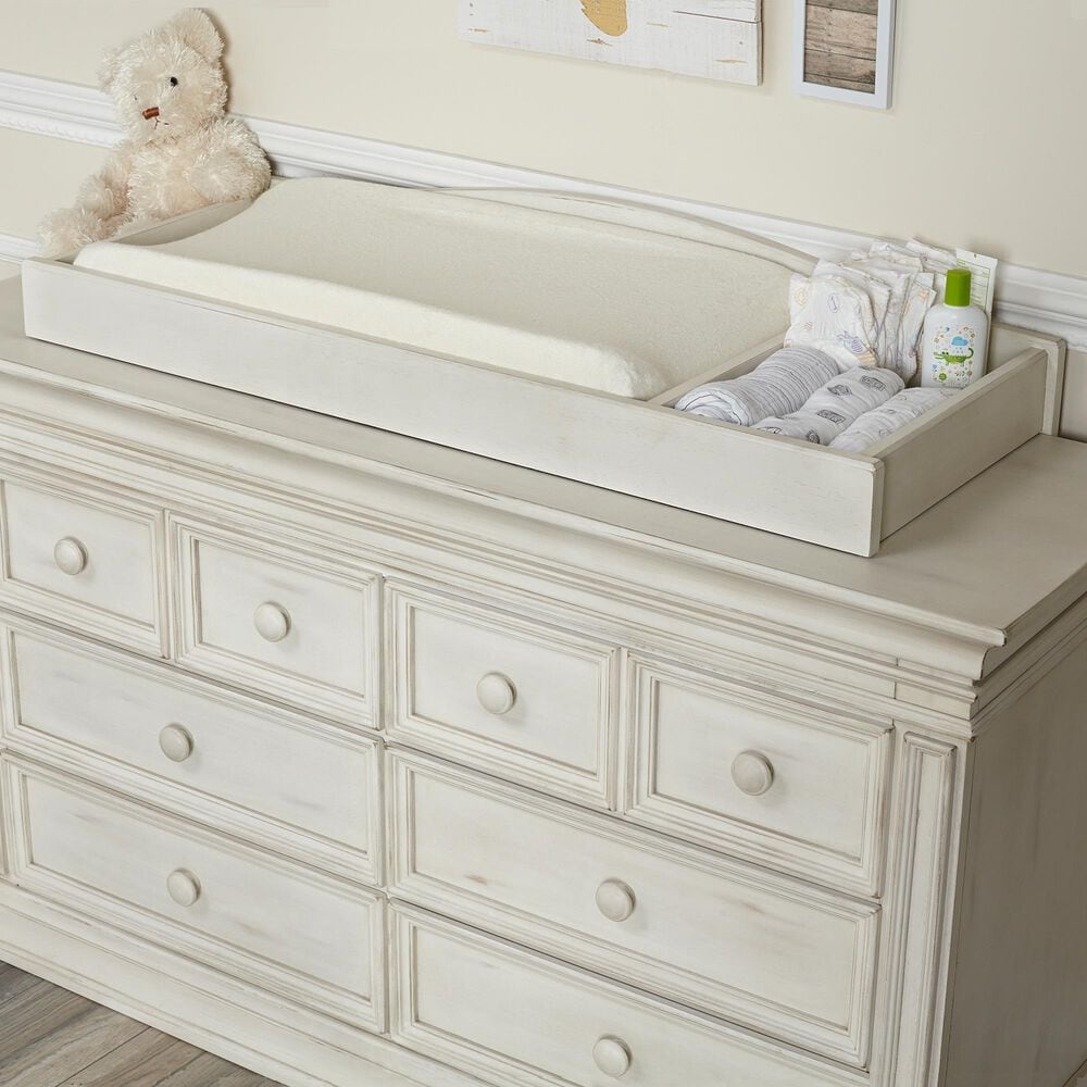Baby Cache Vienna Changing Station in Antique White NFM