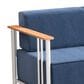 Sunwell Garden 3-Seater Patio Sofa in Blue, , large